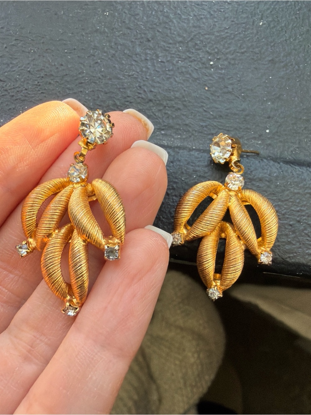 Gold-Tone Crystal Drop Earrings - Women Jewelry